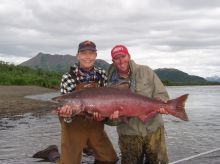 alaska salmon fishing lodge
